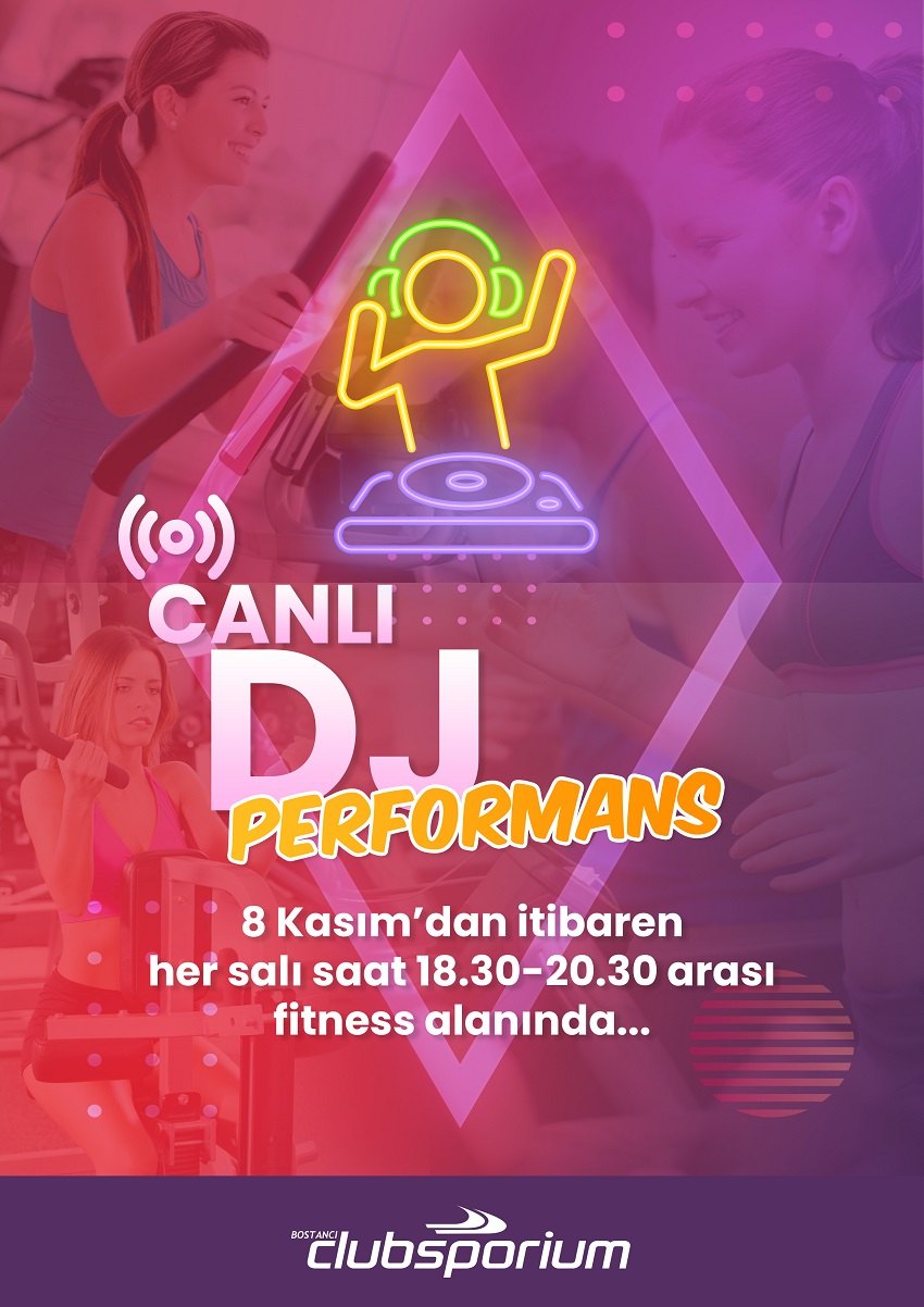 Canlı DJ Performans ile Eğlenirken Spor Yapıyoruz !